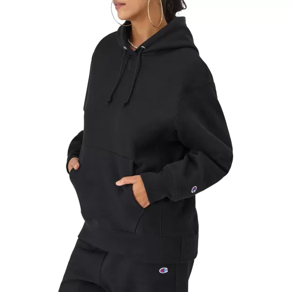 imageChampion Womens Hoodie Reverse Weave Heavyweight Fleece Sweatshirt For Men and WomenBlack