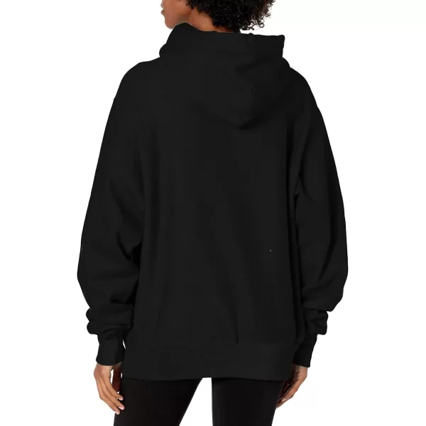 imageChampion Womens Hoodie Reverse Weave Heavyweight Fleece Sweatshirt For Men and WomenBlack Left Chest C