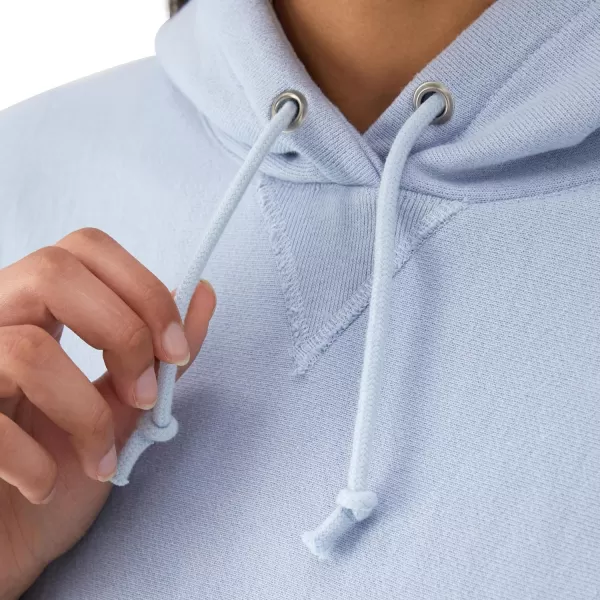 imageChampion Womens Hoodie Reverse Weave Heavyweight Fleece Sweatshirt For Men and WomenWashed Pewter Blue