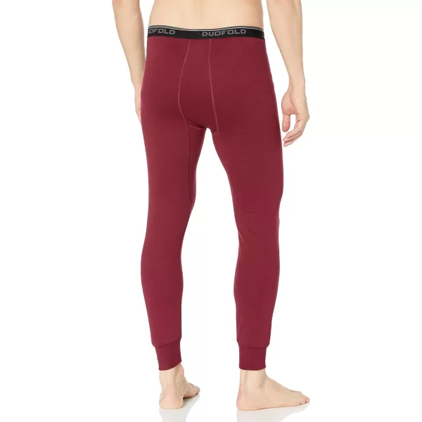 imageDuofold Mens Mid Weight Wicking Thermal PantBordeaux Red