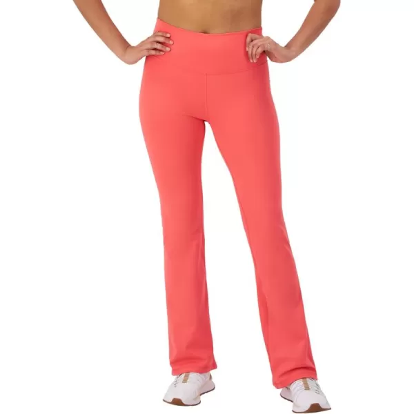 imageChampion WomenS Flare Leggings Soft Touch Moisture Wicking Flared Pants For Women Plus Size AvailableHigh Tide Coral