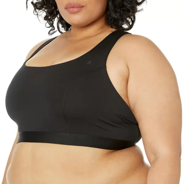 imageChampion WomenS Sports Bra Absolute Moderate Support Sports Bra For Women Plus SizeBlack