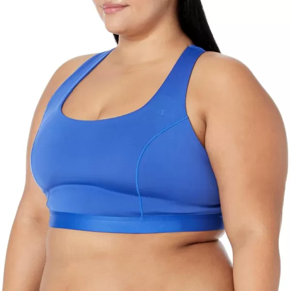 imageChampion WomenS Sports Bra Absolute Moderate Support Sports Bra For Women Plus SizeDeep Dazzling Blue