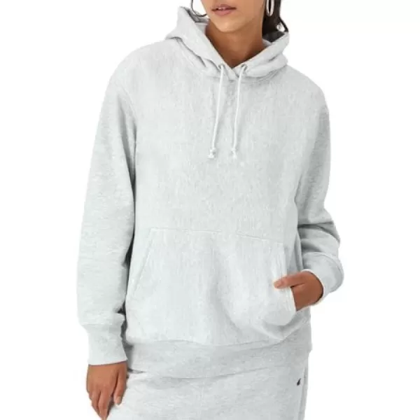 imageChampion Womens Hoodie Reverse Weave Heavyweight Fleece Sweatshirt For Men and WomenGfs Silver Grey