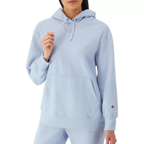 imageChampion Womens Hoodie Reverse Weave Heavyweight Fleece Sweatshirt For Men and WomenWashed Pewter Blue