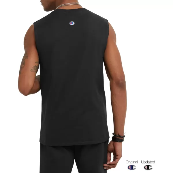 imageChampion Mens Big and Tall Sleeveless Tank Top ShirtsBlack