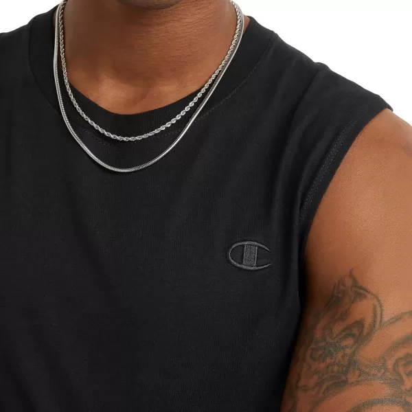 imageChampion Mens Big and Tall Sleeveless Tank Top ShirtsBlack