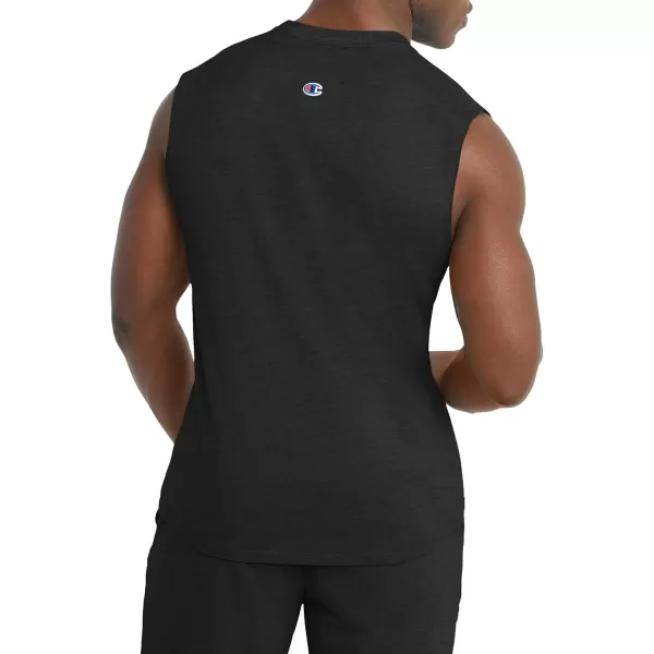 imageChampion Mens Big and Tall Sleeveless Tank Top ShirtsBlack Script