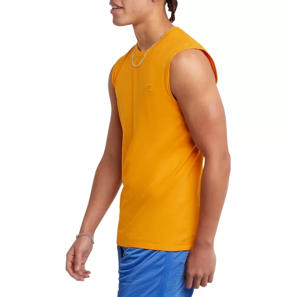 imageChampion Mens Big and Tall Sleeveless Tank Top ShirtsCapri Orange