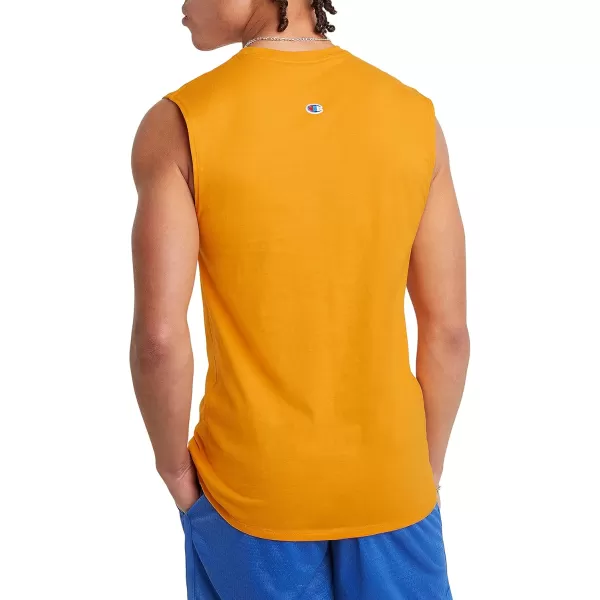 imageChampion Mens Big and Tall Sleeveless Tank Top ShirtsCapri Orange