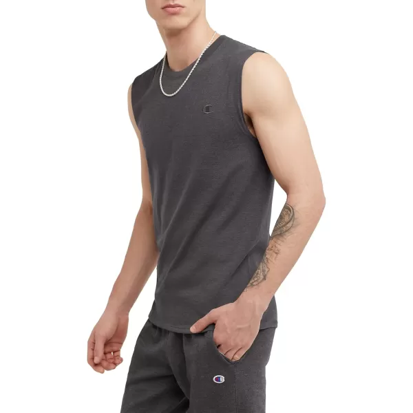 imageChampion Mens Big and Tall Sleeveless Tank Top ShirtsGranite Heather