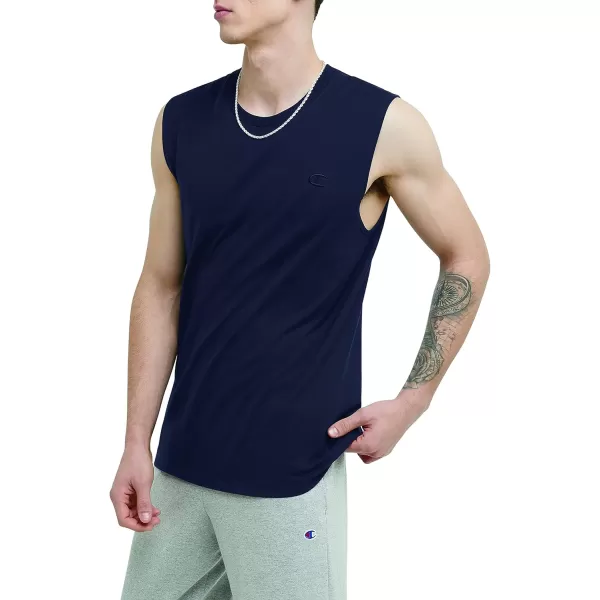 imageChampion Mens Big and Tall Sleeveless Tank Top ShirtsNavy