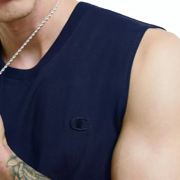 imageChampion Mens Big and Tall Sleeveless Tank Top ShirtsNavy