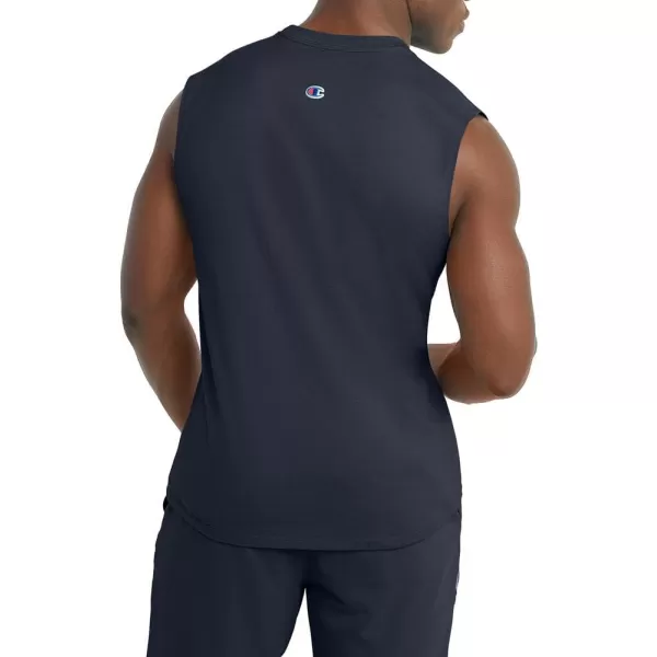 imageChampion Mens Big and Tall Sleeveless Tank Top ShirtsNavy Script