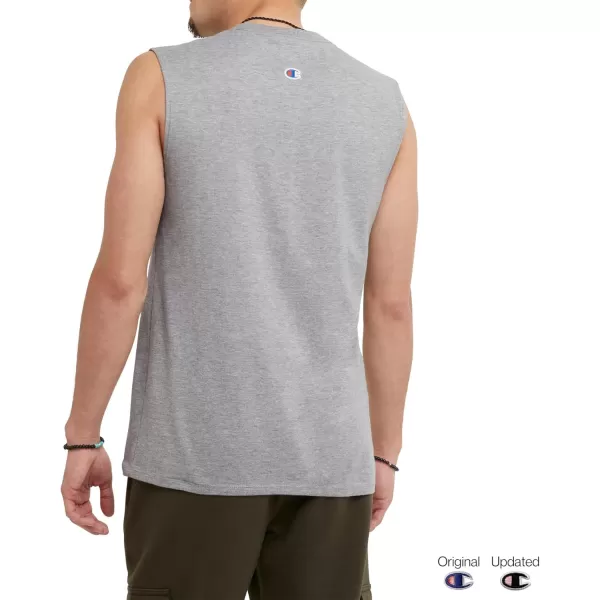 imageChampion Mens Big and Tall Sleeveless Tank Top ShirtsOxford Gray