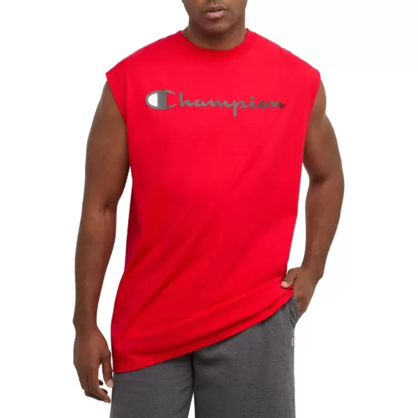 imageChampion Mens Big and Tall Sleeveless Tank Top ShirtsScarlet Script