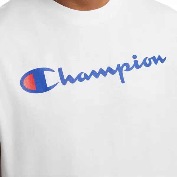imageChampion Mens Big and Tall Sleeveless Tank Top ShirtsWhite Script