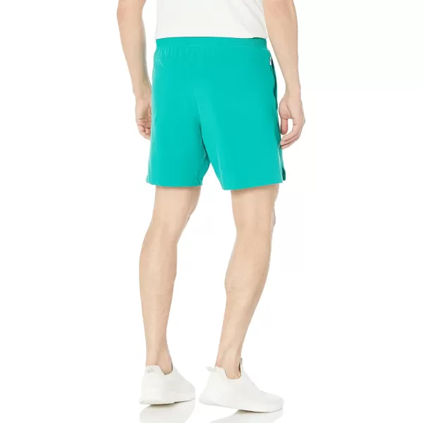 imageChampion Mens MVP 7quot Sport Short  No Liner C Logo Retired ColorsGreen Reef C Patch Logo