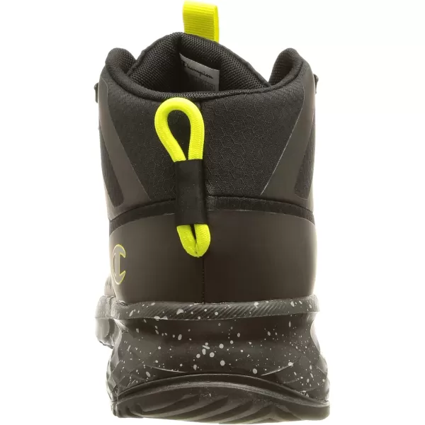 imageChampion Mens Rally Pro SneakerNero Giallo Giallo Zolfo Kk001