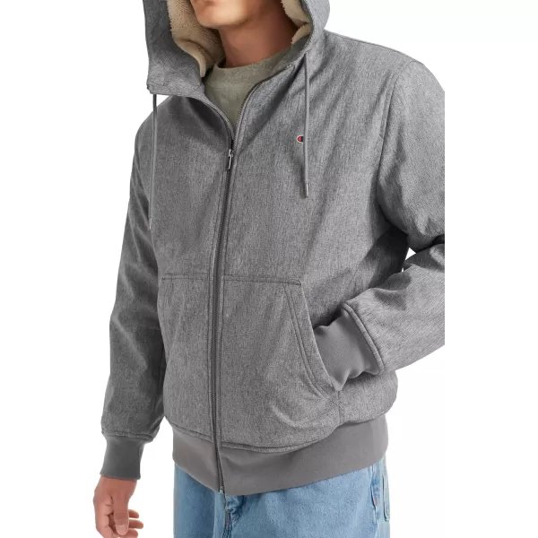 imageChampion Mens Sherpa Lined HoodieHeather Grey