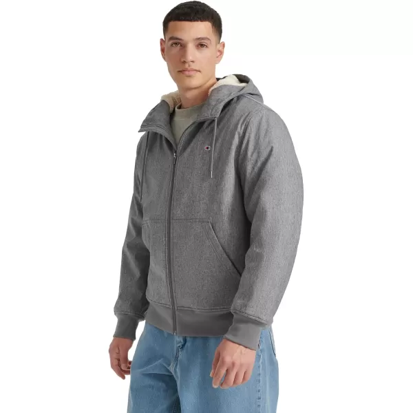 imageChampion Mens Sherpa Lined HoodieHeather Grey