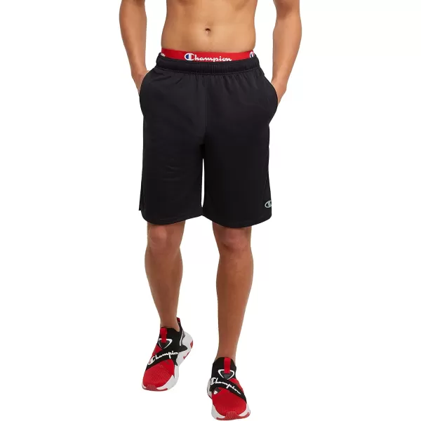 imageChampion Mens Sport Shorts Moisture Wicking Athletic Shorts Gym Shorts Reg Or Big ampamp TallBlack C Logo