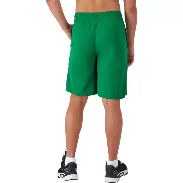 imageChampion Mens Sport Shorts Moisture Wicking Athletic Shorts Gym Shorts Reg Or Big ampamp TallFresh Green Leaf C Logo