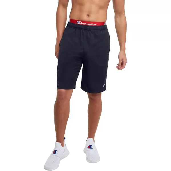 imageChampion Mens Sport Shorts Moisture Wicking Athletic Shorts Gym Shorts Reg Or Big ampamp TallNavy C Logo