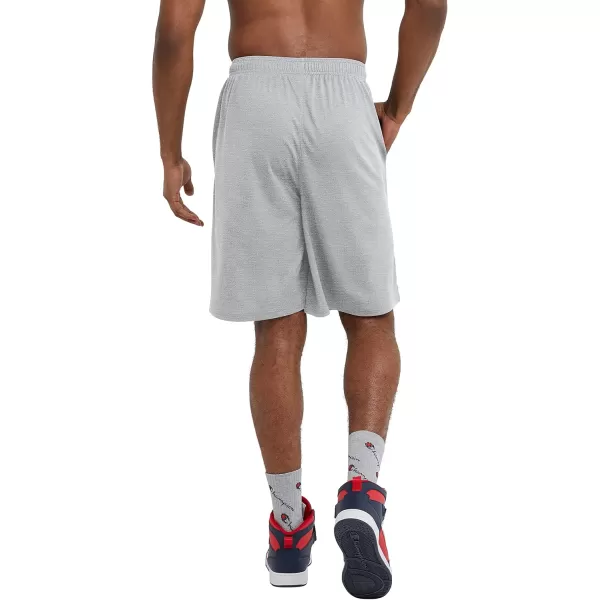 imageChampion Mens Sport Shorts Moisture Wicking Athletic Shorts Gym Shorts Reg Or Big ampamp TallOxford Gray C Logo