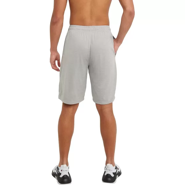 imageChampion Mens Sport Shorts Moisture Wicking Athletic Shorts Gym Shorts Reg Or Big ampamp TallOxford Gray C Logo