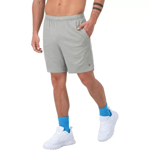 imageChampion Mens Sport Shorts Moisture Wicking Athletic Shorts Gym Shorts Reg Or Big ampamp TallOxford Gray Reflective C