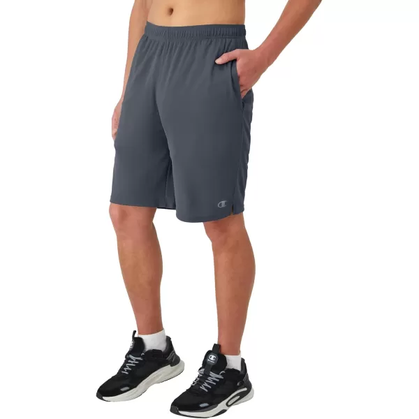 imageChampion Mens Sport Shorts Moisture Wicking Athletic Shorts Gym Shorts Reg Or Big ampamp TallStealth C Logo