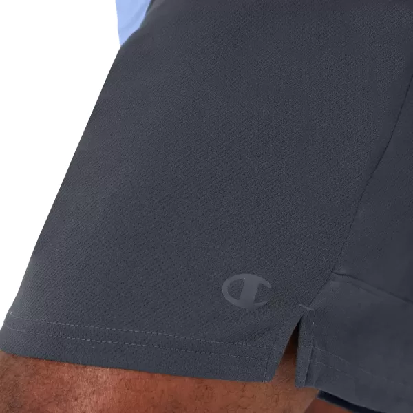 imageChampion Mens Sport Shorts Moisture Wicking Athletic Shorts Gym Shorts Reg Or Big ampamp TallStealth Reflective C