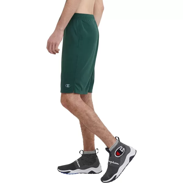 imageChampion Mens Sport Shorts Moisture Wicking Athletic Shorts Gym Shorts Reg Or Big ampamp TallTeam Dark Green C Logo