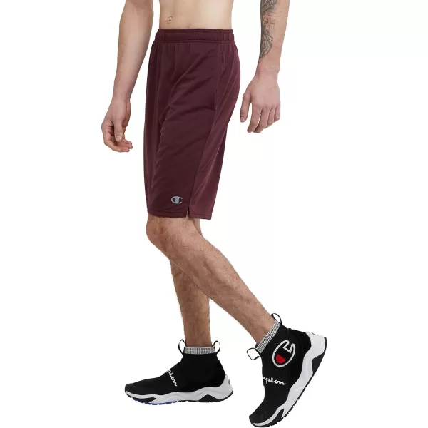 imageChampion Mens Sport Shorts Moisture Wicking Athletic Shorts Gym Shorts Reg Or Big ampamp TallTeam Maroon C Logo