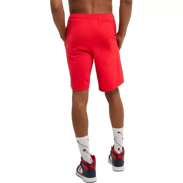 imageChampion Mens Sport Shorts Moisture Wicking Athletic Shorts Gym Shorts Reg Or Big ampamp TallTeam Red Scarlet C Logo