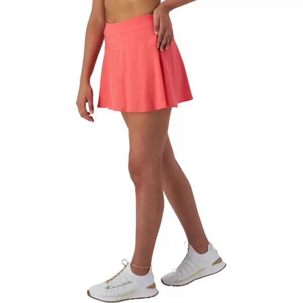 imageChampion Womens City Sport Flounce Skort with BuiltIn 3quot Inseam ShortsHigh Tide Coral