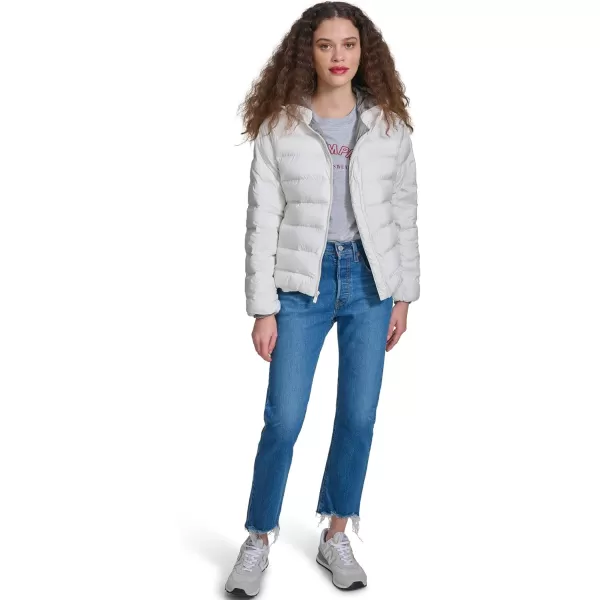 imageChampion Womens Quilted Coat Packable Puffer Jacket with HoodMarshmallow