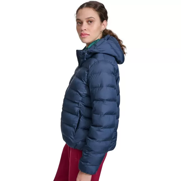 imageChampion Womens Quilted Coat Packable Puffer Jacket with HoodNavy