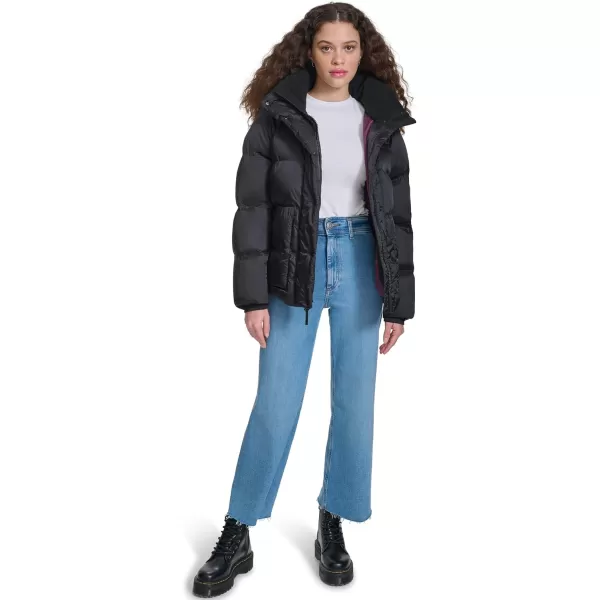 imageChampion Womens Quilted MidWeight Puffer Jacket with HoodBlack