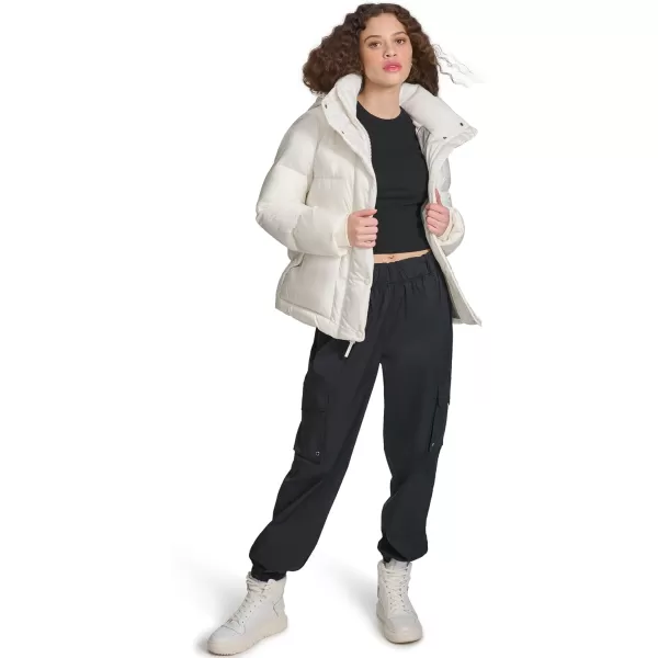 imageChampion Womens Quilted MidWeight Puffer Jacket with HoodMarshmallow