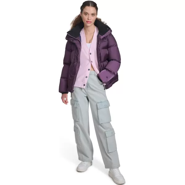 imageChampion Womens Quilted MidWeight Puffer Jacket with HoodPlum Perfect