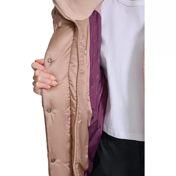 imageChampion Womens Quilted MidWeight Puffer Jacket with HoodWarm Taupe
