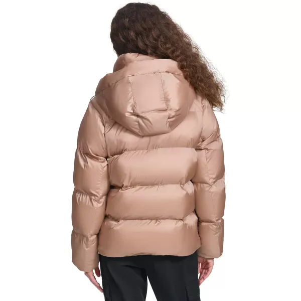 imageChampion Womens Quilted MidWeight Puffer Jacket with HoodWarm Taupe