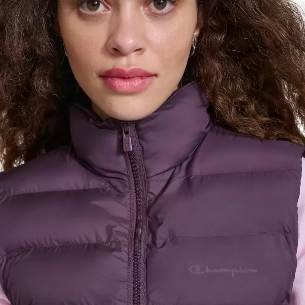 imageChampion Womens Quilted Packable Puffer VestPlum Perfect