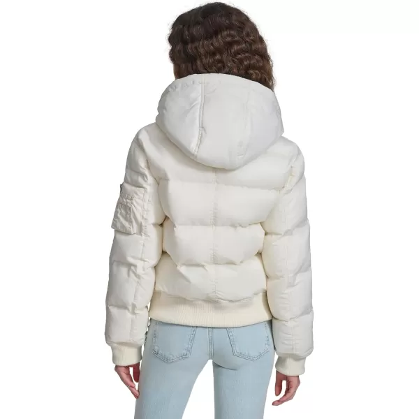 imageChampion Womens Quilted Snorkel Puffer Jacket with HoodMarshmallow