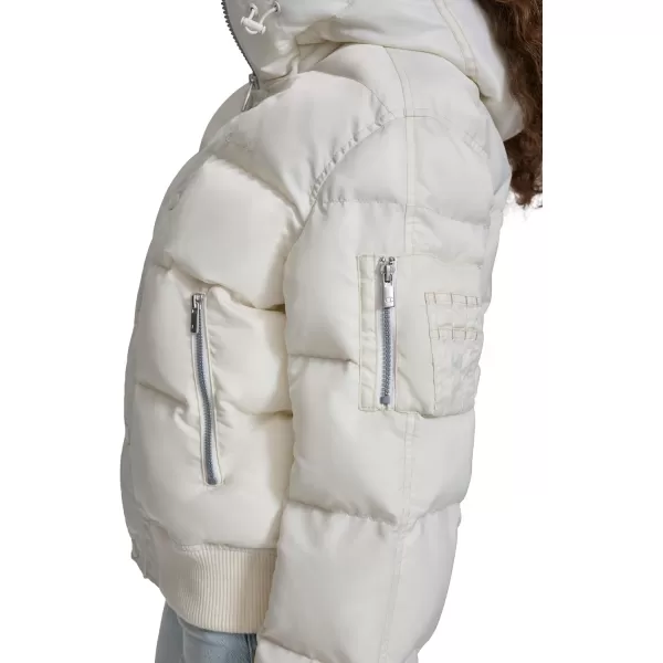 imageChampion Womens Quilted Snorkel Puffer Jacket with HoodMarshmallow