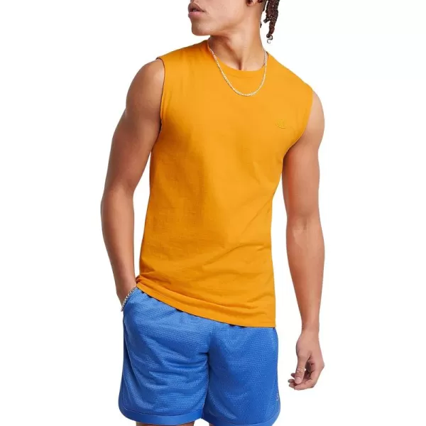 imageChampion Mens Big and Tall Sleeveless Tank Top ShirtsCapri Orange