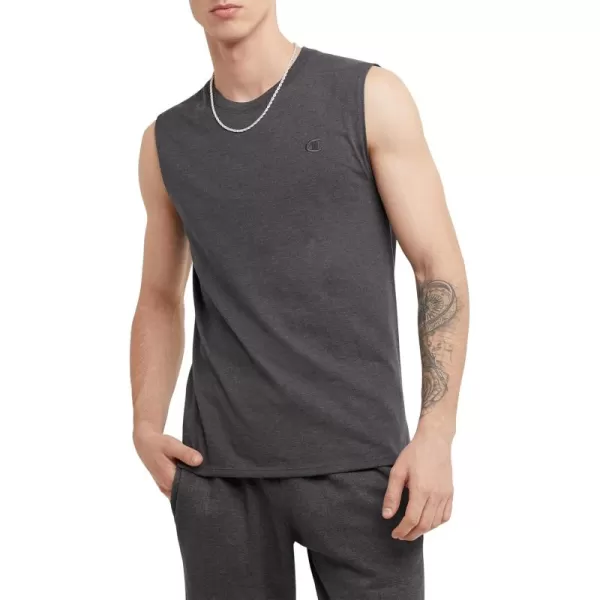 imageChampion Mens Big and Tall Sleeveless Tank Top ShirtsGranite Heather