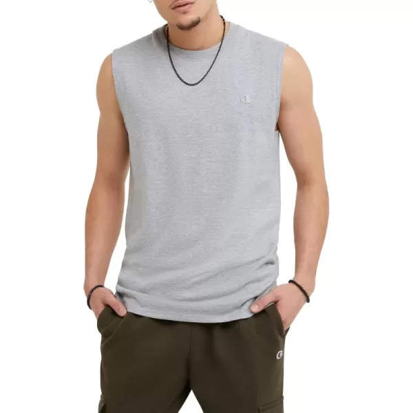 imageChampion Mens Big and Tall Sleeveless Tank Top ShirtsOxford Gray